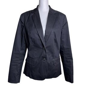 7th Avenue New York & Co‎ Women's Blazer Black Size 10 Lined Career Business